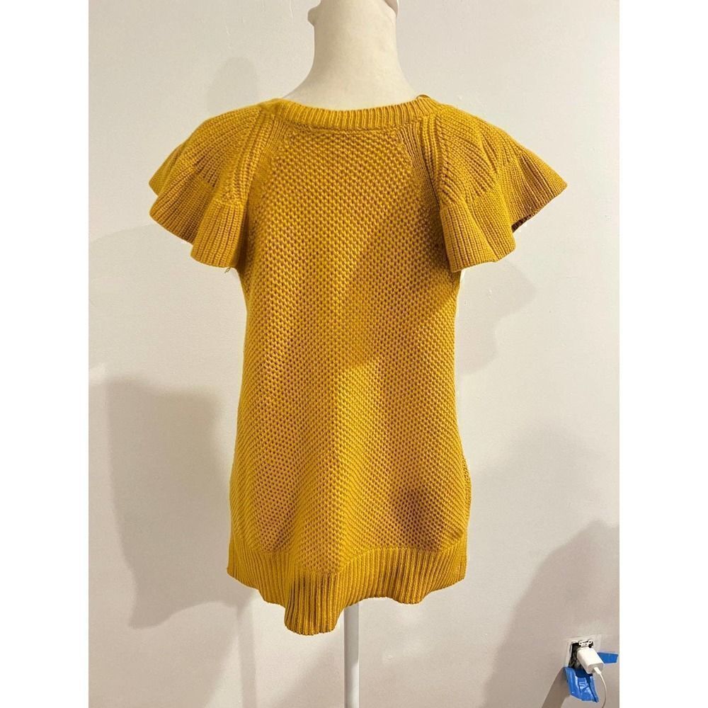 Time and tru Mustard yellow knit top size Small NWT - Picture 2 of 8